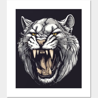 Sabertooth Tiger Posters and Art